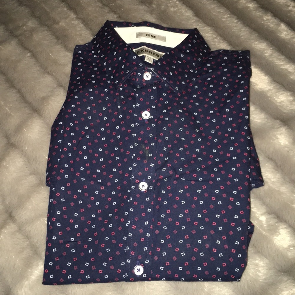 Express Fitted XL long sleeve button down